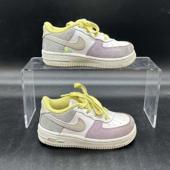 Nike Other - Nike Air Force 1 LV8 Easter sneakers size Girls 7C pastel DQ8599-100 casual shoe